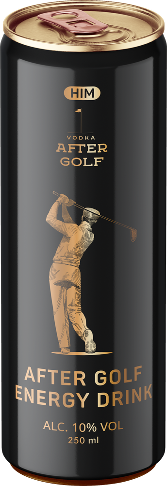 Drink After Golf - czarna puszka, edycja Him, 10% alkoholu, 250 ml