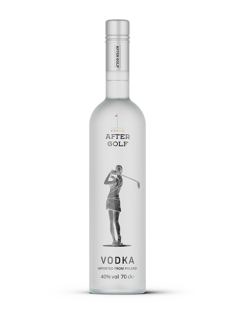 Vodka After Golf Bezglutenowa - butelka biała, Made in Poland